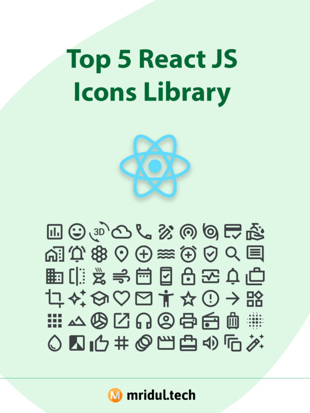 Top 5 React JS Icon Library