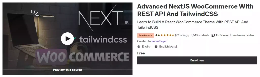 10. Advanced NextJS WooCommerce With REST API And TailwindCSS