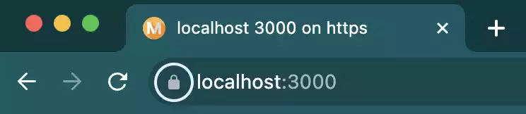 Localhost 300 on https